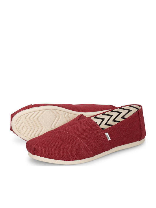 Women's Fabric Espadrilles Red