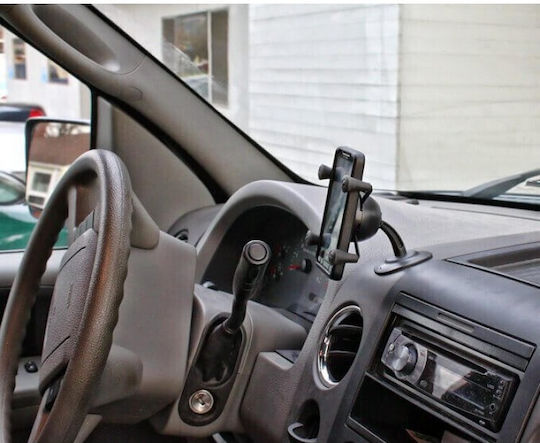 RAM Mount Βάση Κινητού Αυτοκινήτου X-Grip με Ρυθμιζόμενα Άγκιστρα Μαύρη