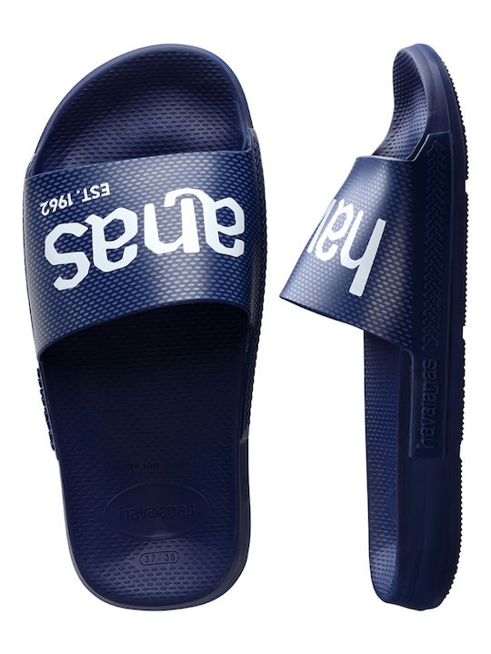 Classic Logomania Men's Slides Blue