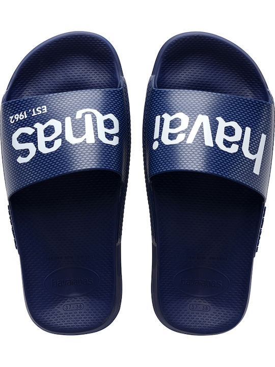 Classic Logomania Men's Slides Blue