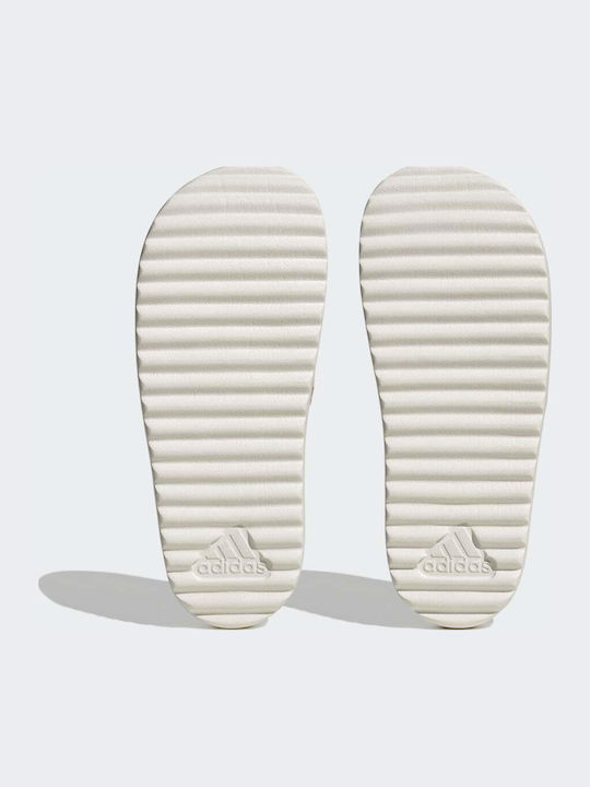 Adilette Women's Platform Slides Cloud White / Semi Coral