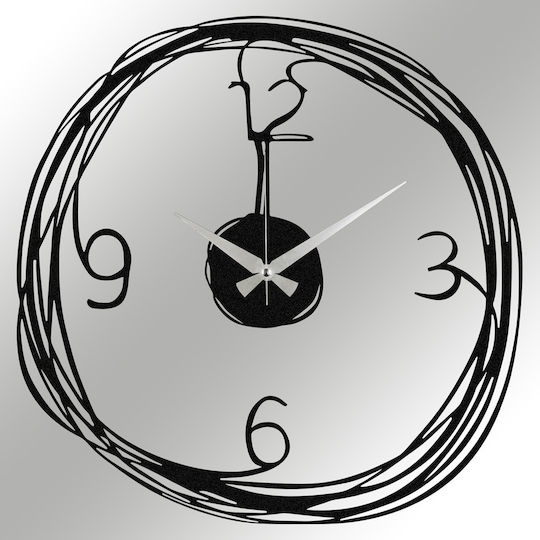 Wallity Gergo Wall Clock Metallic Black Ø48cm