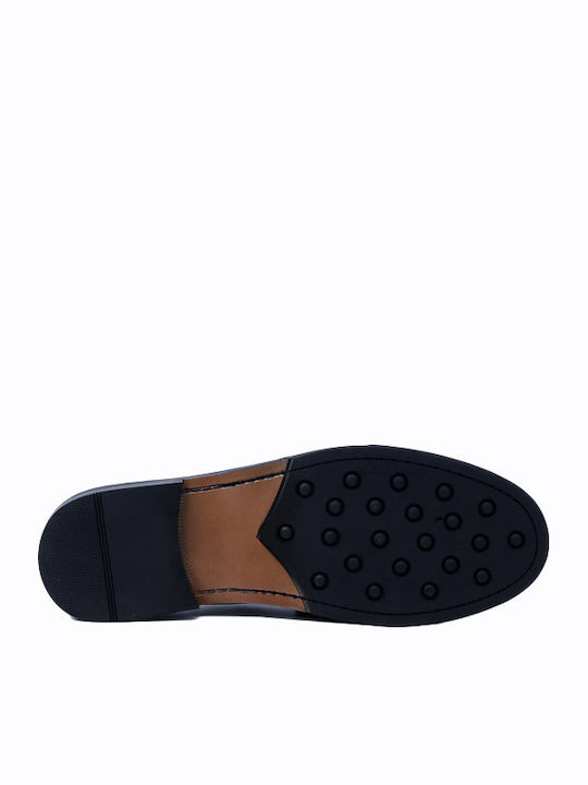 Sebr Δερμάτινα Ανδρικά Loafers σε Μαύρο Χρώμα