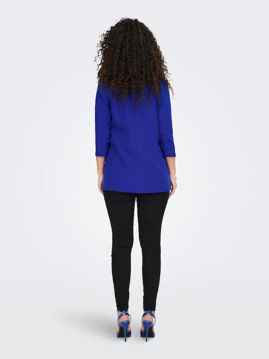 Only Lang Damen Mittellang Blazer Surf the Web mit Pailletten