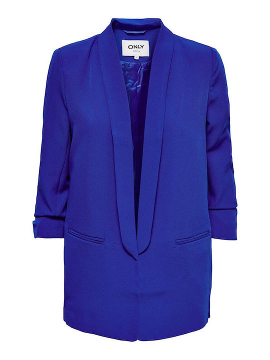 Only Lang Damen Mittellang Blazer Surf the Web mit Pailletten