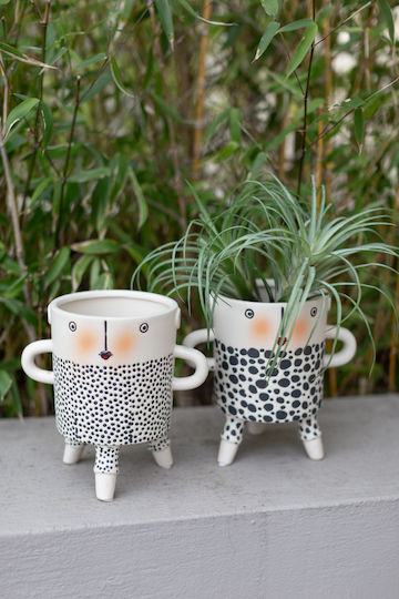 InTheBox Person Plant Pot Ceramic