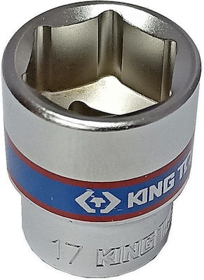 King Tony Căpăcel Hexagonal cu Patrat de Prindere 1/2" Diametru 24mm 1buc