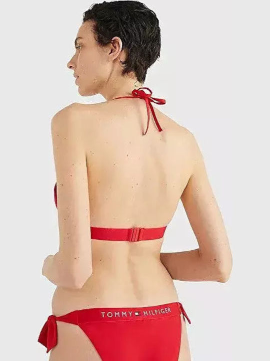 Fixed Foam Bikini Triunghi Cu burete Roșu