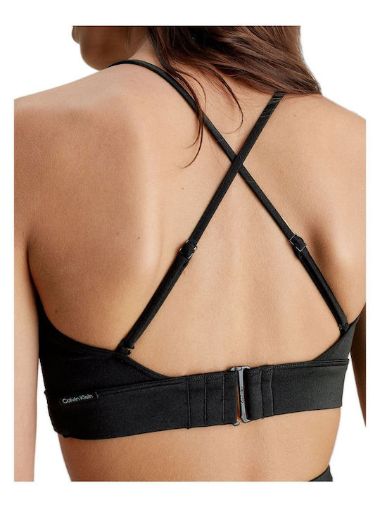 Strapless Bikini with Detachable & Adjustable Straps Black