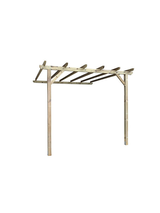 Gartenlaube aus Holz mit Decke 400x300cm