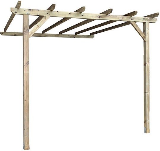 Gartenlaube aus Holz mit Decke 500x400cm