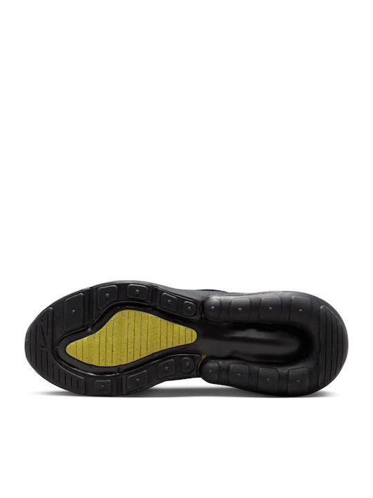 Air Max 270 Air Max 270 GS Детски маратонки Low Черно жълто Strike