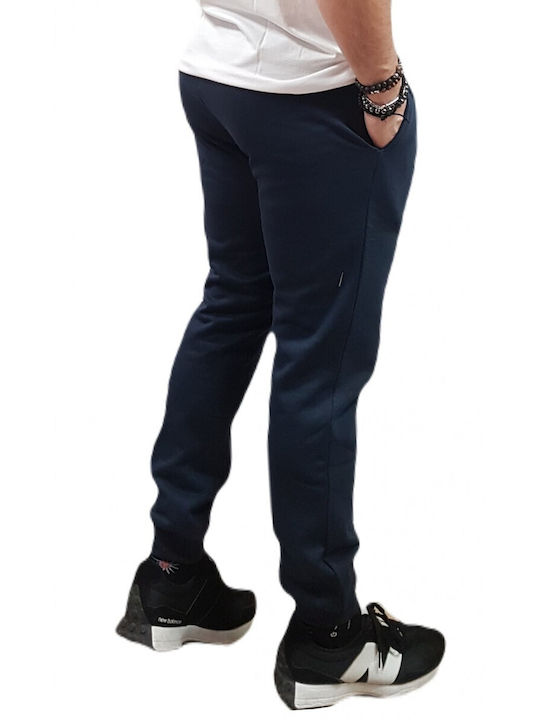 Jack & Jones Men's Sweatpants with Rubber Navy Blue