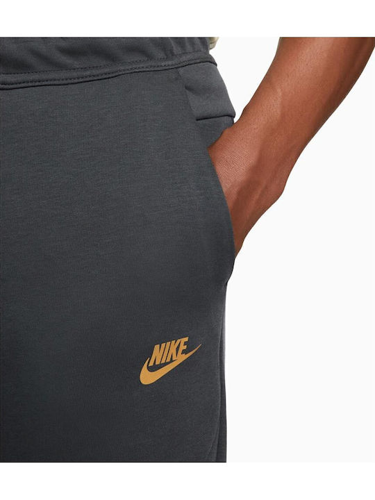 Sportswear Tech Fleece Παντελόνι Φόρμας με Λάστιχο Γκρι
