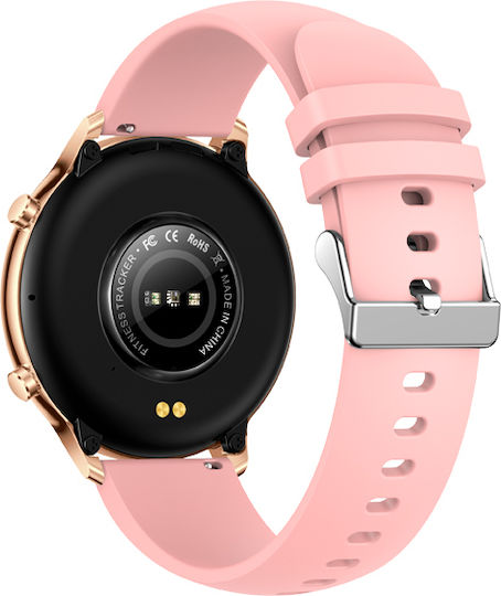 Jaga JS16 Smartwatch mit Pulsmesser (Rosa)