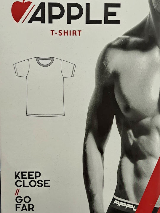 Men's Short Sleeve Undershirt White