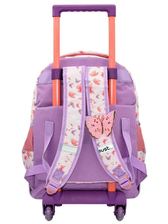 Must My Butterfly with 3 Compartments School Bag Backpack Elementary, Elementary Multicolored