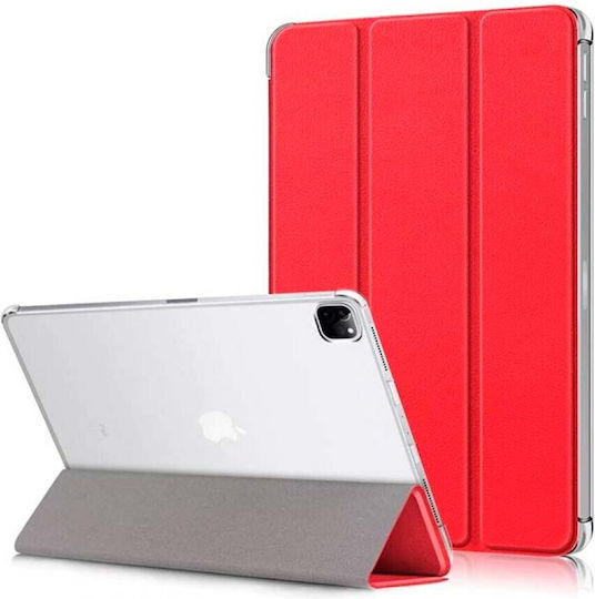 Tri-Fold Flip Cover Δερματίνης Κόκκινο (iPad Pro 2020 12.9")