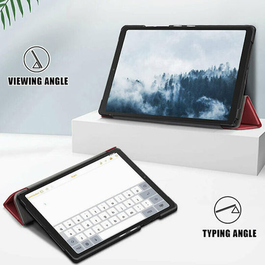 Magnetic 3-Fold Flip Cover Κόκκινη (Lenovo Tab M8 2nd Gen/ 3rd Gen)