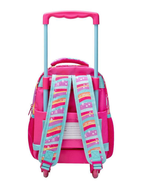 Must My Little Pony Unique Friends School Bag Trolley Kindergarten in Pink color