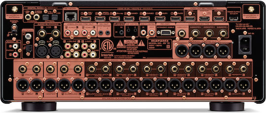 Marantz AV10 Heimkino-Radioverstärker 4K/8K 15.4 Kanäle mit HDR und Dolby Atmos Schwarz