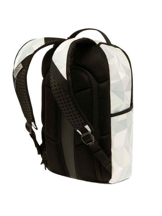 Polo Stream School Bag Backpack Junior High-High School in White color 25lt