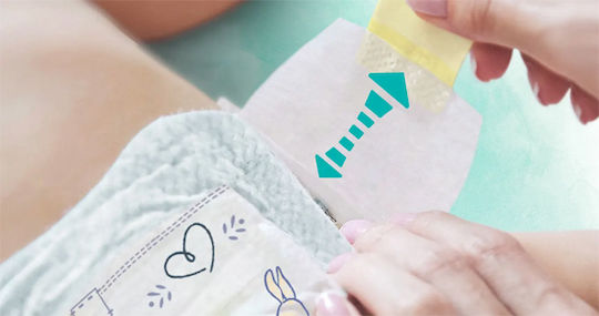 Pampers Πάνες με Αυτοκόλλητο Harmonie 1+1 No. 1 για 2-5kg 100τμχ