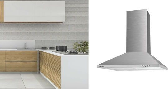 Gruppe Stazione 60 Kamin-Dunstabzug 60cm Inox