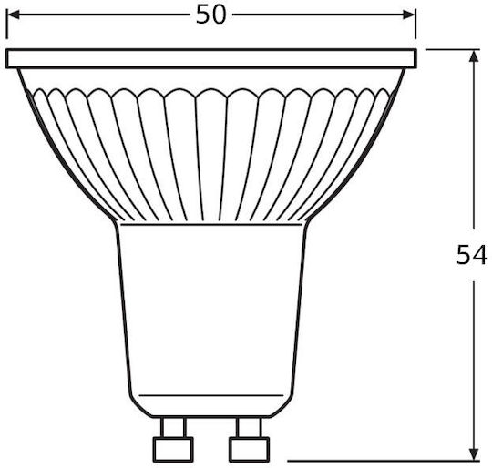 Ledvance LED Bulb 6.9W for Socket GU10 and Shape PAR16 Warm White 575lm