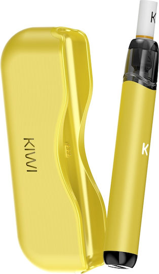 Kiwi Starter Kit Light Yellow Pod 1.7ml με Ενσωματωμένη Μπαταρία