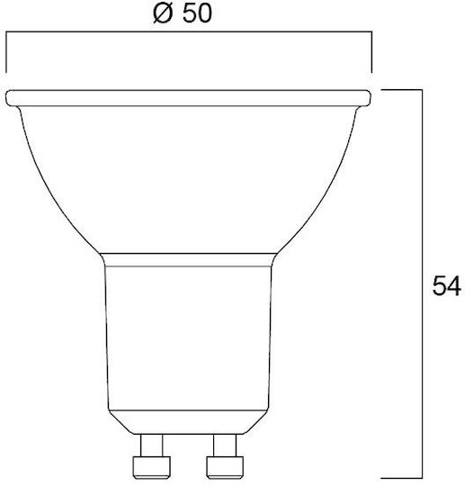 Sylvania Λάμπα LED 4.2W για Ντουί GU10 Φυσικό Λευκό 345lm