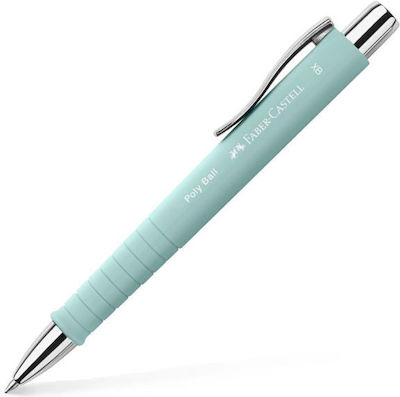 Faber-Castell Στυλό Ballpoint με Μπλε Μελάνι Poly Ball XB Caribic Blue