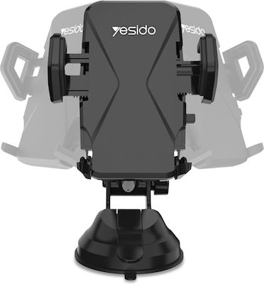 Yesido Mobile Phone Holder Car C40 with Adjustable Hooks Black