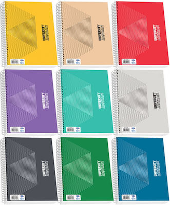 Skag Spiral Notebook Ruled B5 University Abstract 1pcs (Μiscellaneous colours)