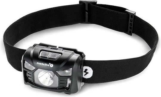 everActive Headlamp LED IPX4 with Maximum Brightness 160lm Black
