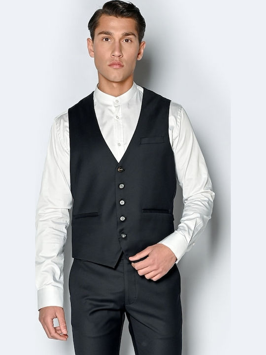 Men's Vest Slim Fit Marine