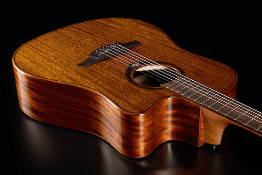 Lag Ηλεκτροακουστική Κιθάρα Tramontane Dreadnought T98 Cutaway Brown
