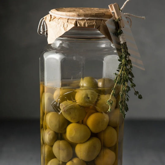 KIlner Kilner Βάζο Γενικής Χρήσης με Αεροστεγές Καπάκι Γυάλινο Διάφανο 1800ml