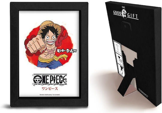 Abysse One Piece Luffy Κάδρο Χάρτινο 15x20cm
