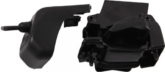 Steel Car Roof Bars 120cm Universal for Cars with Factory Bars Set with Roof Rack Legs and Lock Black