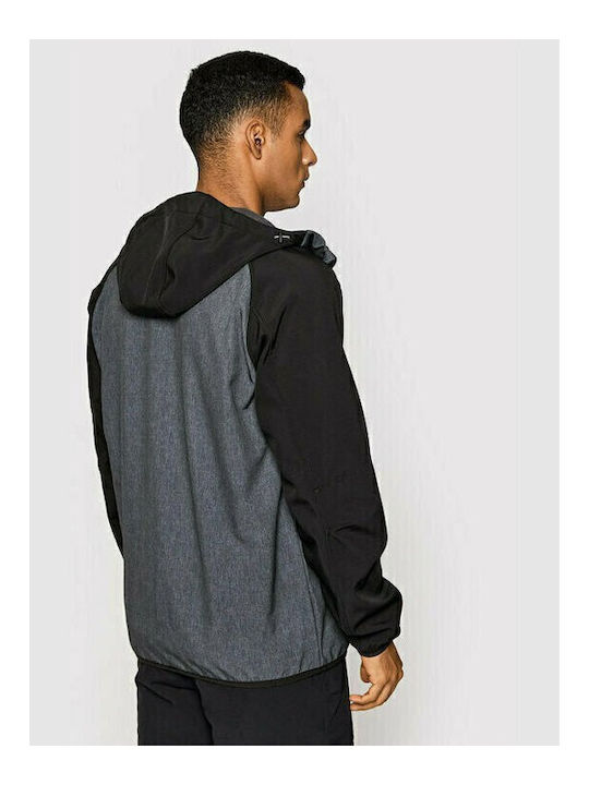 Χειμωνιάτικο Μπουφάν Softshell Αδιάβροχο και Αντιανεμικό Γκρι