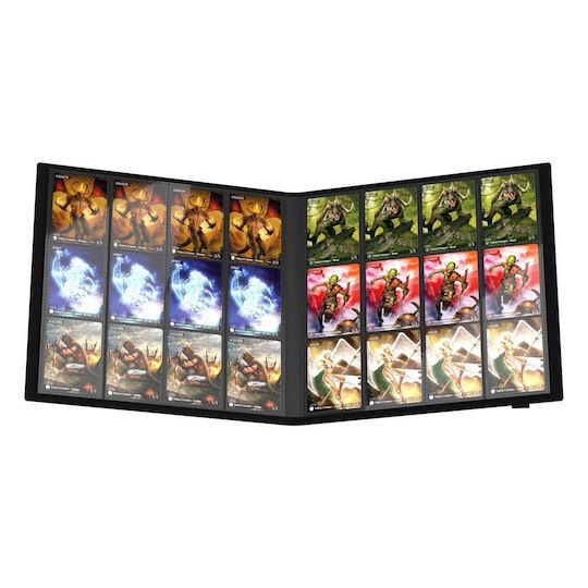 Ultimate Guard 24-Pocket Flexxfolio 480 Binder 12-Pocket Standard Size Black UGD010345