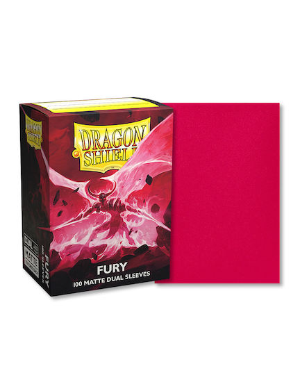 Dragon Shield Kartenhüllen Zubehör für Sammelkartenspiele Hüllen Standardgröße Matte Dual Fury AT-15055