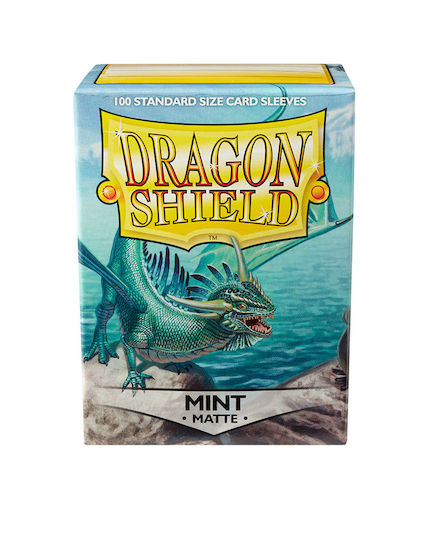 Dragon Shield Game Accessory Standard Size Sleeves Matte Mint 100τμχ