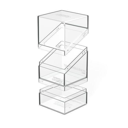 Ultimate Guard Boulder 'n' Tray 100+ Deck Box Standard Size Clear