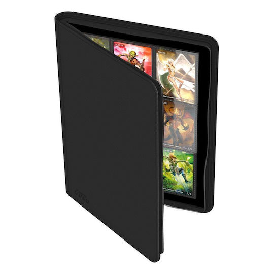 Ultimate Guard 18-Pocket Zipfolio XenoSkin Pro- Binder 9-Pocket Standard Size Black