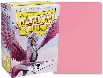 Dragon Shield Game Accessory Standard Size Matte Pink Card Sleeves 100 pieces ART11012