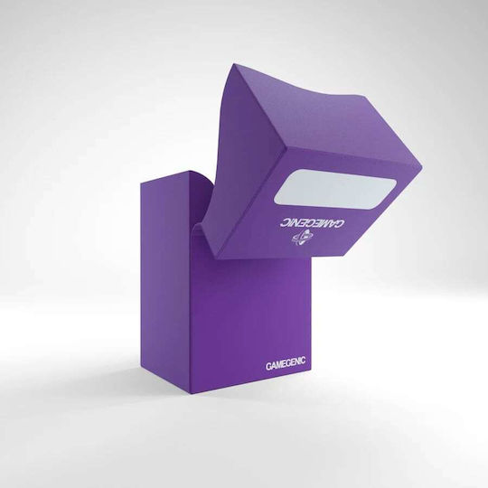 Gamegenic Deck Holder 80+ Deck Box Standard Size Purple