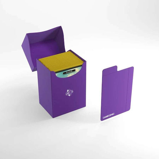 Gamegenic Deck Holder 80+ Deck Box Standard Size Purple