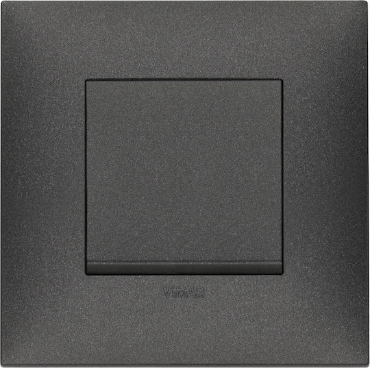 Vimar Recessed Wall Switch Single Without Frame Aller Retour Black